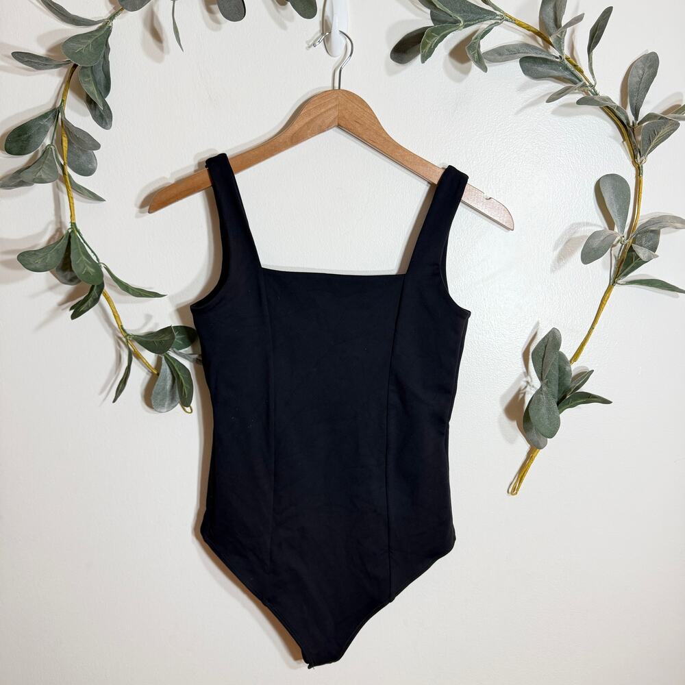 Abercrombie Black Tank Bodysuit